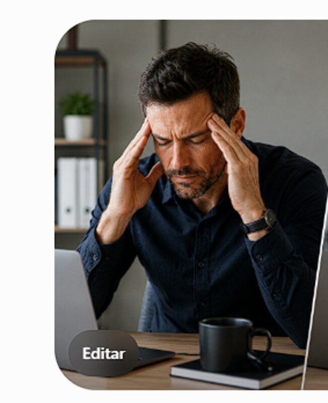 Mann im Büro