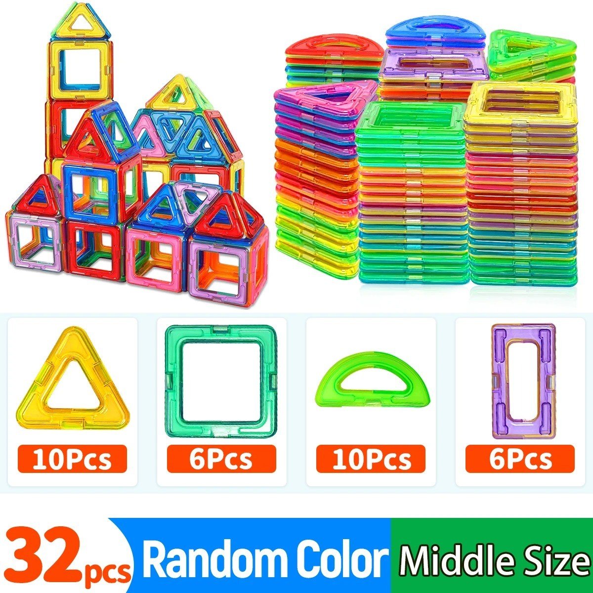 Magnetic Blocks Starter Kit β 32 pieces